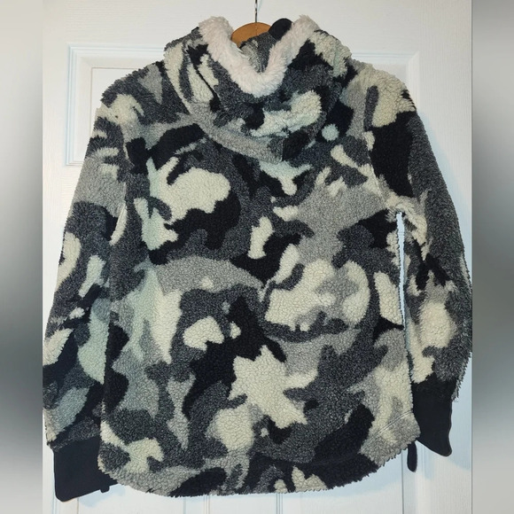 Dylan Sherpa Fleece Hoodie Camo Women's Size X Small High Pile - Picture 3 of 8
